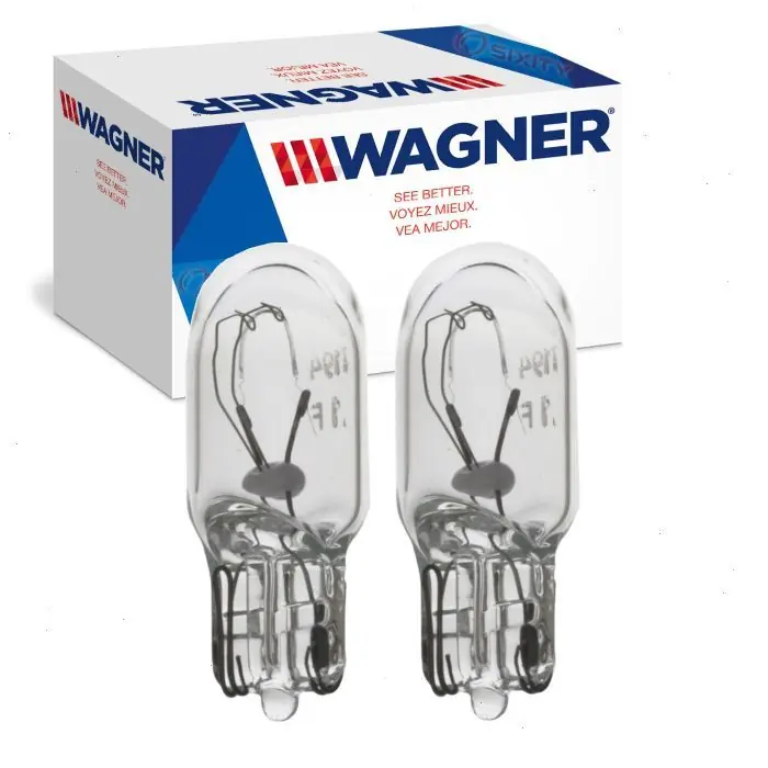 Worldwide Shipping 1977-2003 Dodge 600 Aspen Dakota Durango 2.2L 2.5L L4 2 pc Wagner Map Light Bulbs - Electrical