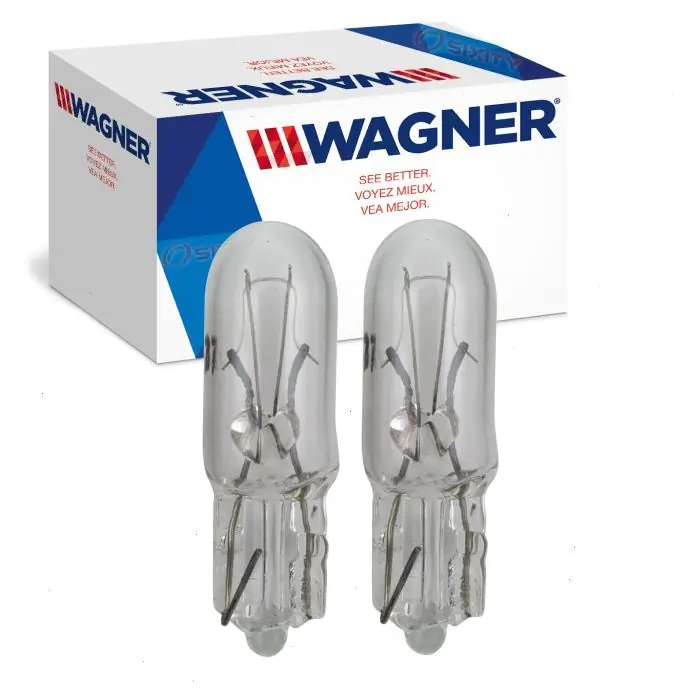 Warranty Included 1987-1992 Chrysler Daytona LeBaron 2 pc Wagner Map Light Bulbs - Electrical Lighting Body Interior